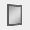 SMVM3034-MR-FR01-SG 30-in x 34-in Remington Framed Vanity Mirror, Smokey Grey