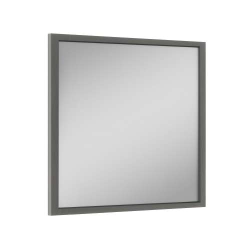 SMVM3634-MR-FR02-SG 36-in x 34-in Latitude Framed Vanity Mirror, Smokey Grey