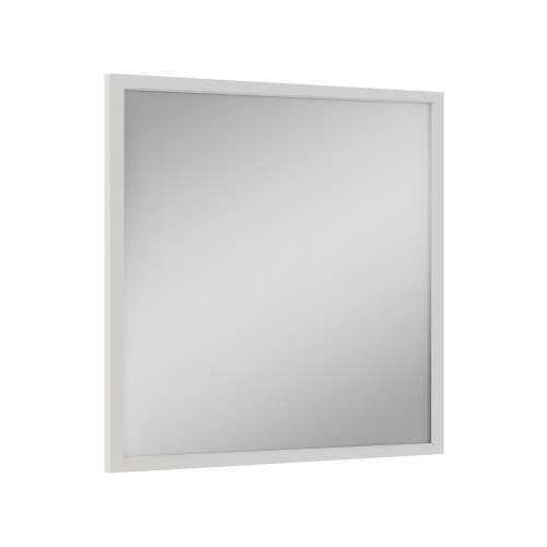 SMVM3634-MR-FR02-WH 36-in x 34-in Latitude Framed Vanity Mirror, White