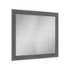 SMVM3634-MR-FR01-SG 36-in x 34-in Remington Framed Vanity Mirror, Smokey Grey