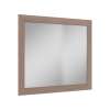 SMVM3634-MR-FR01-TW 36-in x 34-in Remington Framed Vanity Mirror, Tan Wood