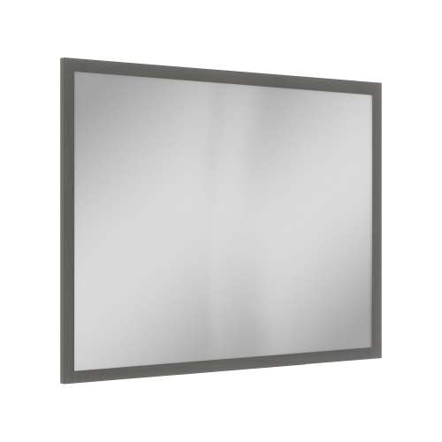 SMVM4234-MR-FR02-SG 42-in x 34-in Latitude Framed Vanity Mirror, Smokey Grey