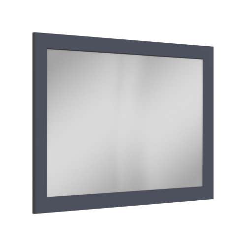 SMVM4234-MR-FR01-NB 42-in x 34-in Remington Framed Vanity Mirror, Navy Blue