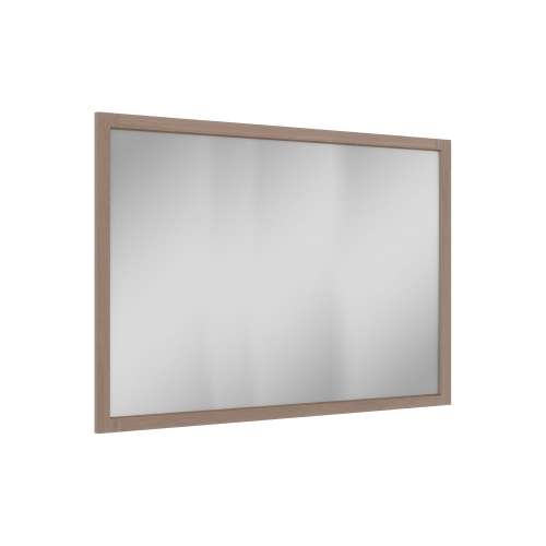 SMVM4834-MR-FR02-TW 48-in x 34-in Latitude Framed Vanity Mirror, Tan Wood