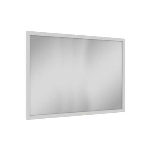 SMVM4834-MR-FR02-WH 48-in x 34-in Latitude Framed Vanity Mirror, White