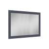 SMVM4834-MR-FR01-NB 48-in x 34-in Remington Framed Vanity Mirror, Navy Blue