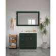 SMVM5434-MR-FR01-GR 54-in x 34-in Remington Framed Vanity Mirror, Green