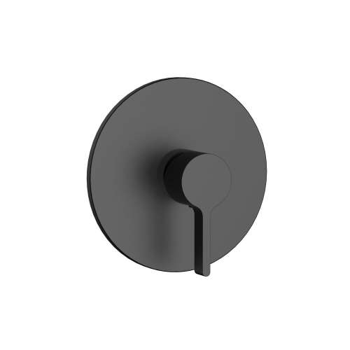 Samuel Müeller SMVTP1R-MB Theo Single Function Round ADA Pressure Balance Valve And Trim, Matte Black