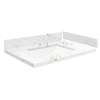 SMVT31-36.75x22-1RU-M40 Mini Custom Quartz 31-36.75-in x 22-in Vanity Top with Hensley Bowl, Awaken Gold