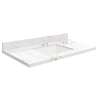 SMVTQU3722-1-M40 37-in x 22-in Vanity Top with Single Faucet Hole, Awaken Gold