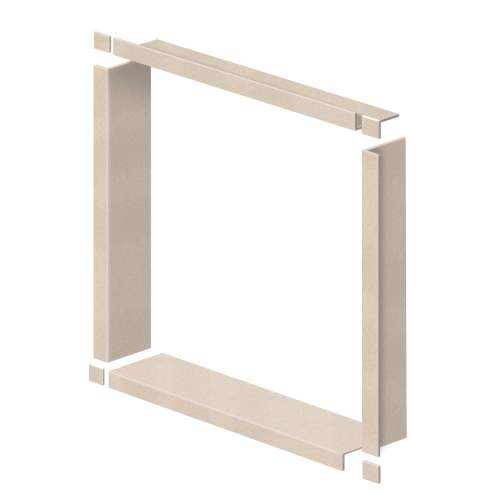 Samuel Müeller SMWTBK367-28 36-in x 2-in x 36-in Window Trim Kit, Butternut