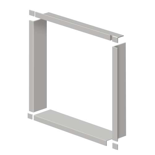 Samuel Müeller SMWTBK367-39 36-in x 2-in x 36-in Window Trim Kit, Grey