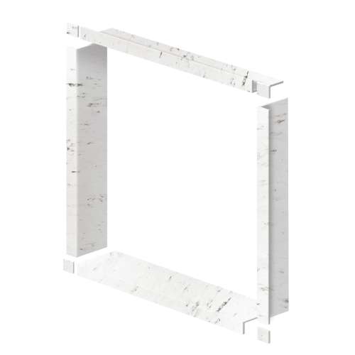 Samuel Müeller SMWTBK367-47 36-in x 2-in x 36-in Window Trim Kit, Carrara