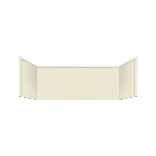 Samuel Müeller Luxura Solid Surface 60-in x 36-in Tub Wall Extension