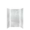 SMMWK363672-50V Monterey 36-in x 36-in x 72-in Glue to Wall 3-Piece Shower Wall Kit, Moonstone (Velvet Smooth Finish)