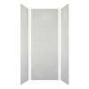 SMMW4K363696-50 Monterey 36-in x 36-in x 96-in Glue To Wall 3-Piece 4mm Shower Wall Kit, Moonstone (4-in x 8-in Subway Tile Pattern)