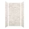 SMMW4K483696-48 Monterey 48-in x 36-in x 96-in Glue To Wall 3-Piece 4mm Shower Wall Kit, Butterscotch (4-in x 8-in Subway Tile Pattern)