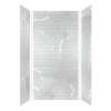 SMMW4K483696-50 Monterey 48-in x 36-in x 96-in Glue To Wall 3-Piece 4mm Shower Wall Kit, Moonstone (4-in x 8-in Subway Tile Pattern)