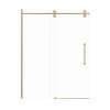 Samuel Mueller Teutonic 60-in X 80-in Barn Shower Door with 3/8-in Clear Glass and Nicholson Double-Sided Handle, Champagne Bronze