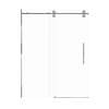 Teutonic Plus 60-in X 80-in Barn Shower Door with 3/8-in Clear Glass and Barrington Knurled Double-Sided Handle, Polished Chrome