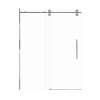 Teutonic Plus 60-in X 80-in Barn Shower Door with 3/8-in Clear Glass and Contour Double-Sided Handle, Polished Chrome