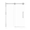 Teutonic Plus 60-in X 80-in Barn Shower Door with 3/8-in Clear Glass and Nicholson Double-Sided Handle, Polished Chrome