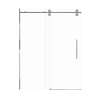 Teutonic 60-in X 80-in Barn Shower Door with 3/8-in Clear Glass and Tyler Double-Sided Handle, Polished Chrome