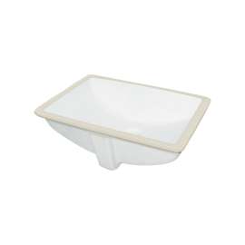 Hensley Petite 18-in Undermount Lavatory, White, SML-1590-01