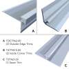 Samuel Müeller SMTTK965-00 Trinity 5-Piece Aluminum Trim Kit, Aluminum