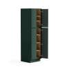 SMU248424-RTA-FR02-GR Framington 24-in x 24-in x 84-in Ready To Assemble Latitude Four Door Tall Utility Cabinet, Green