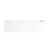 Samuel Müeller SMUATLN603020-L Unabella 60-in x 30-in x 20-in Alcove Acrylic Bathtub With Left Hand Drain, White (Gloss)