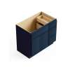SMV3621DR-RTA-FR02-NB Framington 36-in x 21-in x 35-in Ready to Assemble Latitude Vanity Combo Base Cabinet With Three Drawers on Right, Navy Blue