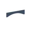 SMVASH48-NB Framington 48-in x 1-in x 6-in Remington Valance, Navy Blue