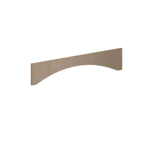 SMVASH48-TW Framington 48-in x 1-in x 6-in Remington Valance, Tan Wood