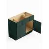 SMVSD48-RTA-FR02-GR Framington 48-in x 21-in x 35-in Ready to Assemble Latitude Vanity Combo Base Cabinet, Green