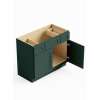 SMVSD42-ASM-FR01-GR Framington 42-in x 21-in x 35-in Assembled Remington Vanity Combo Base Cabinet, Green