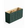 SMVSD60-3D-RTA-FR01-GR Framington 60-in x 21-in x 35-in Ready To Assemble Remington Vanity Combo Base Cabinet With Center Drawer Stack, Green