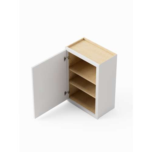 SMW1836-RTA-FR02-WH Framington 18-in x 12-in x 36-in Ready To Assemble Latitude Single Door Wall Cabinet, White