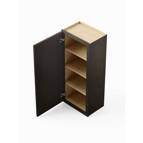 SMW1842-RTA-FR01-SG Framington 18-in x 12-in x 42-in Ready To Assemble Remington Single Door Wall Cabinet, Smokey Grey