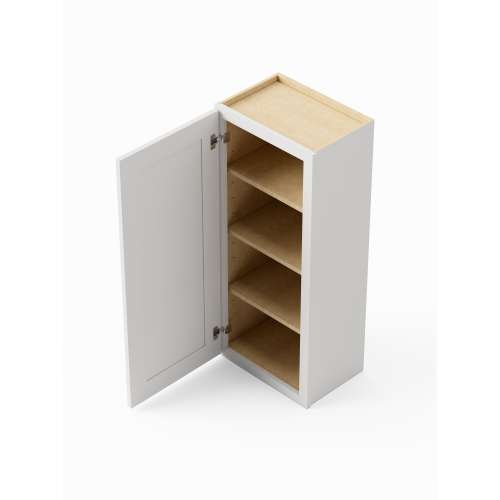 SMW1542 Framington 15-in x 12-in x 42-in Ready To Assemble Remington Single Door Wall Cabinet, White