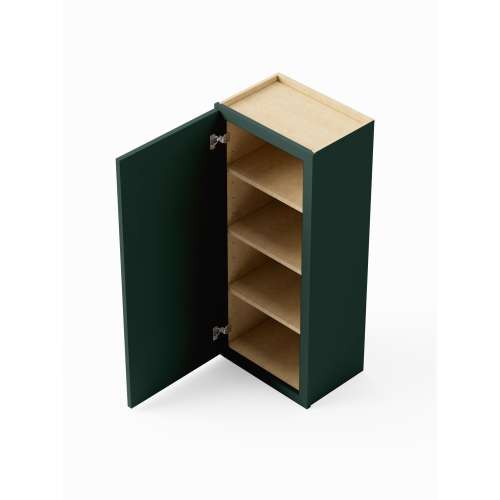 SMW1242-RTA-FR02-GR Framington 12-in x 12-in x 42-in Ready To Assemble Latitude Single Door Wall Cabinet, Green