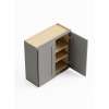 SMW3330-ASM-FR01-LG Framington 33-in x 12-in x 30-in Assembled Remington Double Door Wall Cabinet, Light Grey