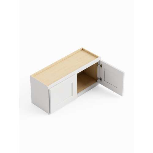 SMW3312-ASM-FR01-WH Framington 33-in x 12-in x 12-in Assembled Remington Wall Cabinet, White