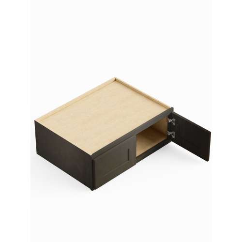 SMW361824-RTA-FR01-SG Framington 36-in x 24-in x 18-in Ready To Assemble Remington Refrigerator Wall Cabinet, Smokey Grey