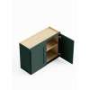 SMW3624-RTA-FR01-GR Framington 36-in x 12-in x 24-in Ready To Assemble Remington Wall Cabinet, Green