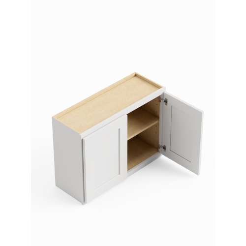 SMW3624-RTA-FR01-WH Framington 36-in x 12-in x 24-in Ready To Assemble Remington Wall Cabinet, White