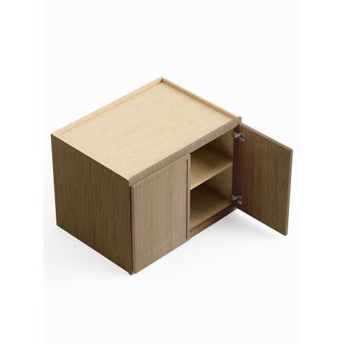 SMW362424-RTA-FR02-TW Framington 36-in x 24-in x 24-in Ready To Assemble Latitude Refrigerator Wall Cabinet, Tan Wood