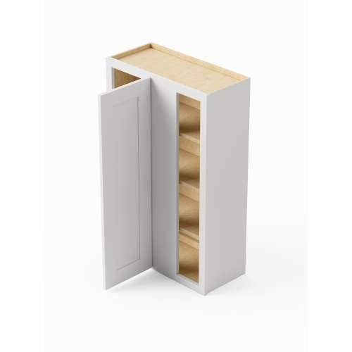 SMWBC2742L-ASM-FR01-WH Framington 27-in x 12-in x 42-in Assembled Remington Blind Wall Cabinet With Left-Hand Door, White