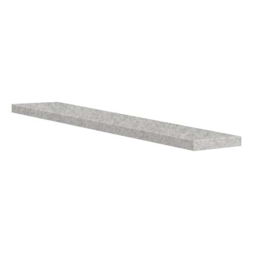 SMWC648-27 6-in x 48-in x 0.5-in Solid Surface Wall Cap, Grey Stone