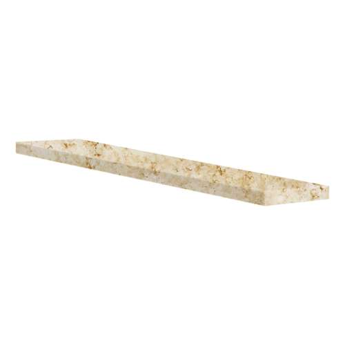 SMWC648-75 6-in x 48-in x 0.5-in Solid Surface Wall Cap, Roman Walnut